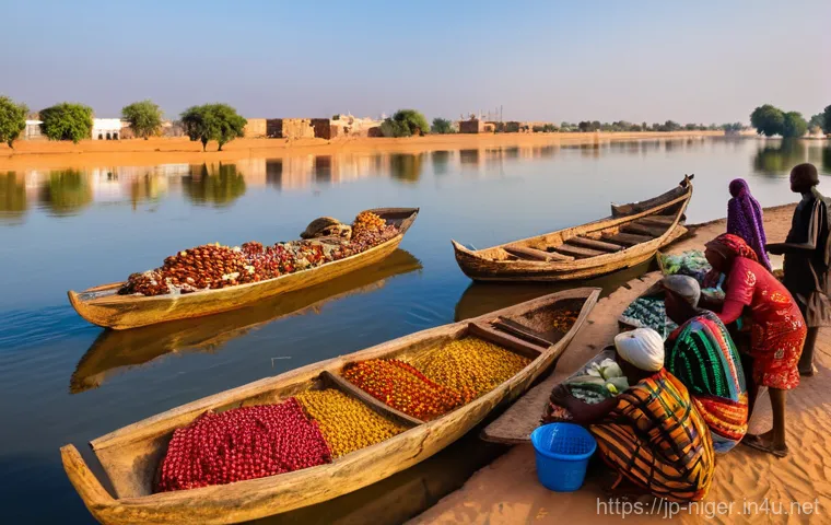 니제르에서 가장 유명한 마을과 도시 - **Agadez: Mysterious Desert Cityscape**
    A wide-angle shot of the historic city of Agadez, Niger,...
